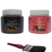 Edible Body Paint Combo 2 x assorted 200g