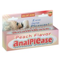 AnalPlease Desensitizer Cream - Peach Flavor 1.5 Oz